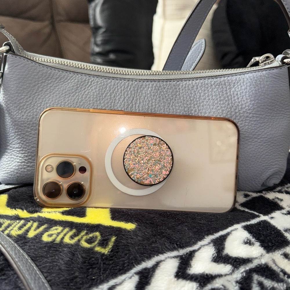 Coach Women's Gray Leather Bag - Picture 5 of 5